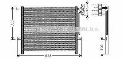AVA QUALITY COOLING bw5369 -  Конденсатор, кондиционер